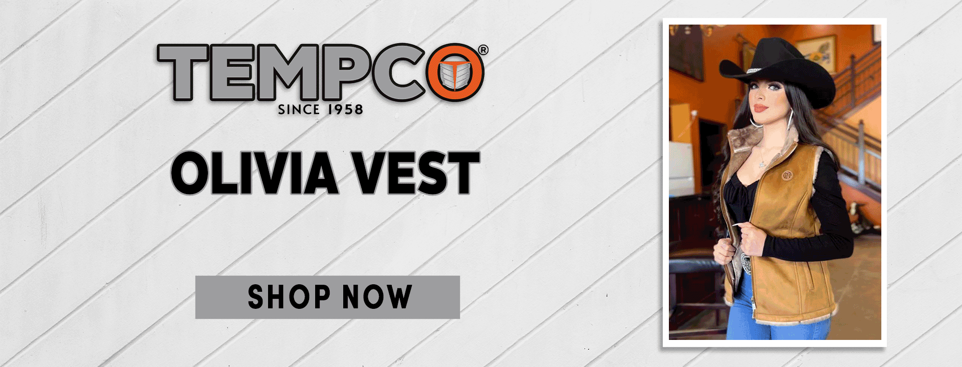 Tempco Olivia Vest - Shop Now