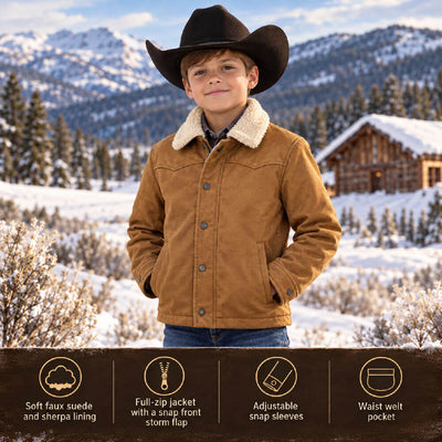 Marlboro | Faux Suede & Sherpa Jackets For Mens & Boys