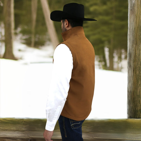 Tempco Mens Dallas Softshell Iron Feather Vest | Buy Online