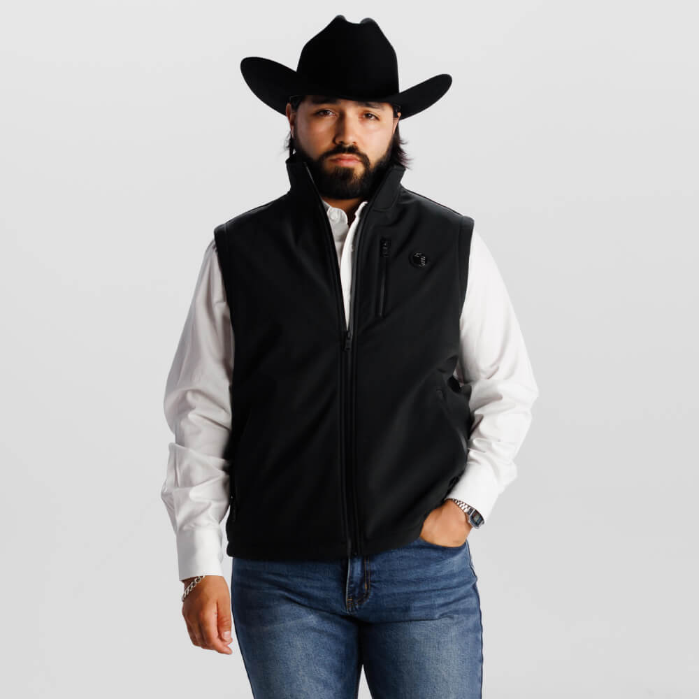 Tempco Mens Dallas Softshell Iron Feather Vest | Buy Online
