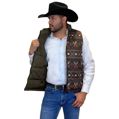Tempco Mens Durango Reversible Puffer Vest 