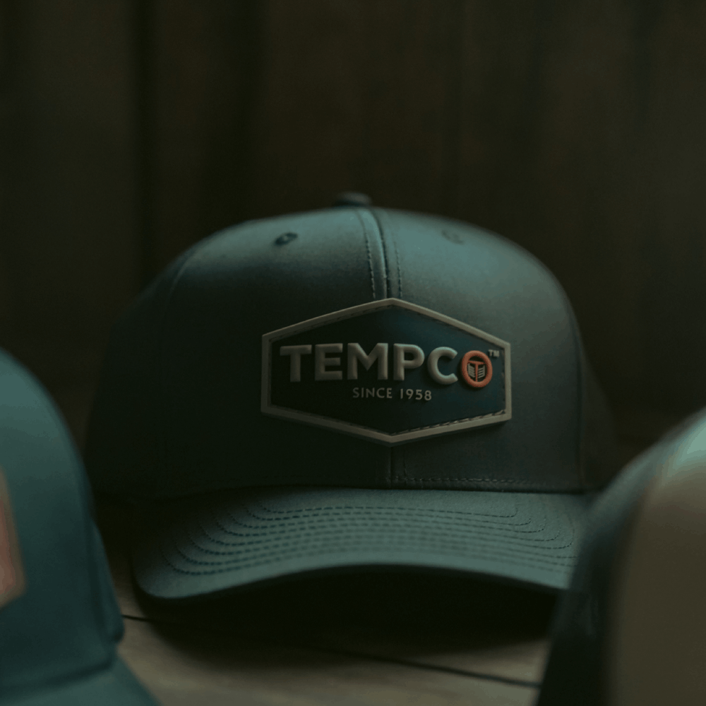 Tempco Mens Patch Cap Charcoal 