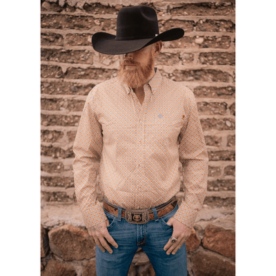 Tempco Mens Vikingo Button Down Long Sleeve Shirt