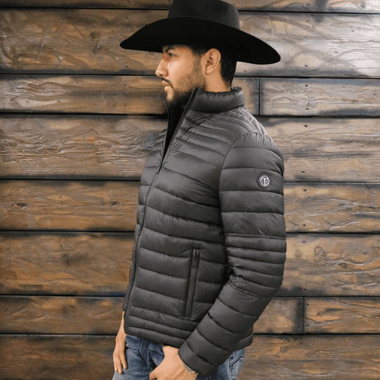 Quilted puffer jacket deals