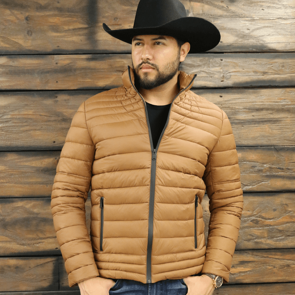 Mens quilted puffer jacket best sale