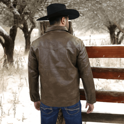 Tempco Mens Alpine Eco-Leather Jacket