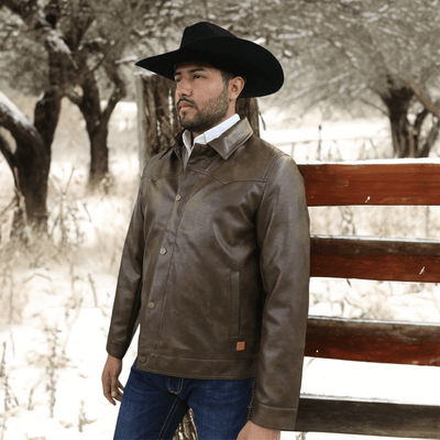 Tempco Mens Alpine Eco-Leather Jacket