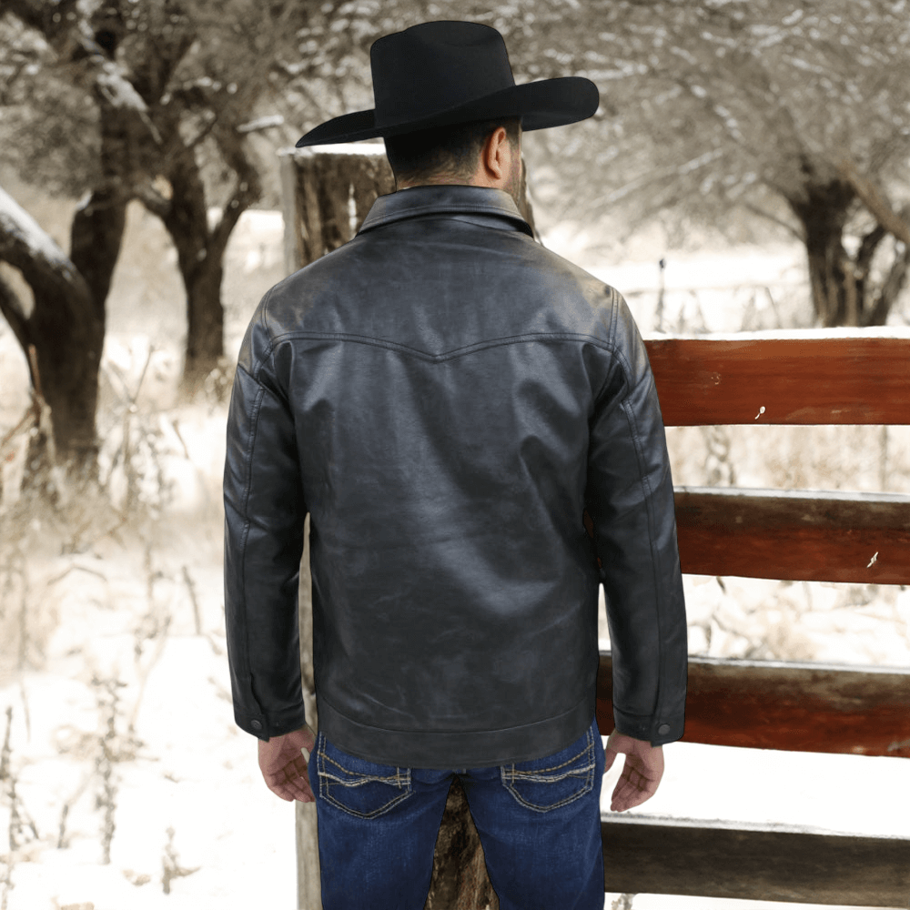 Tempco Mens Alpine Eco-Leather Jacket | Shop Online