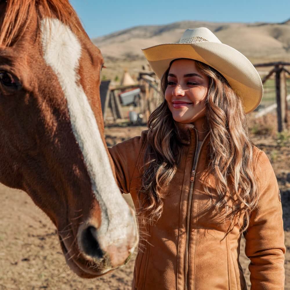 Tempco Womens Harper Suede Jacket | Classic Western