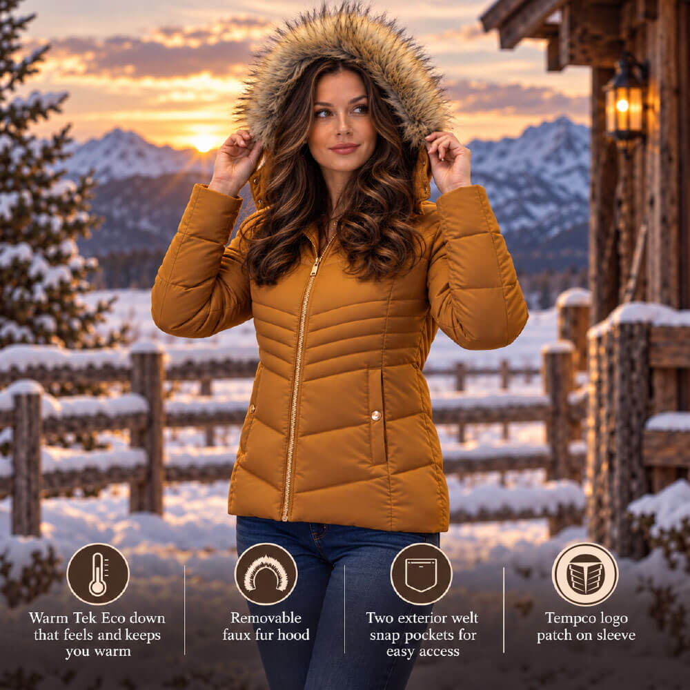 Tempco Womens Vail Hooded Jacket - TL0806