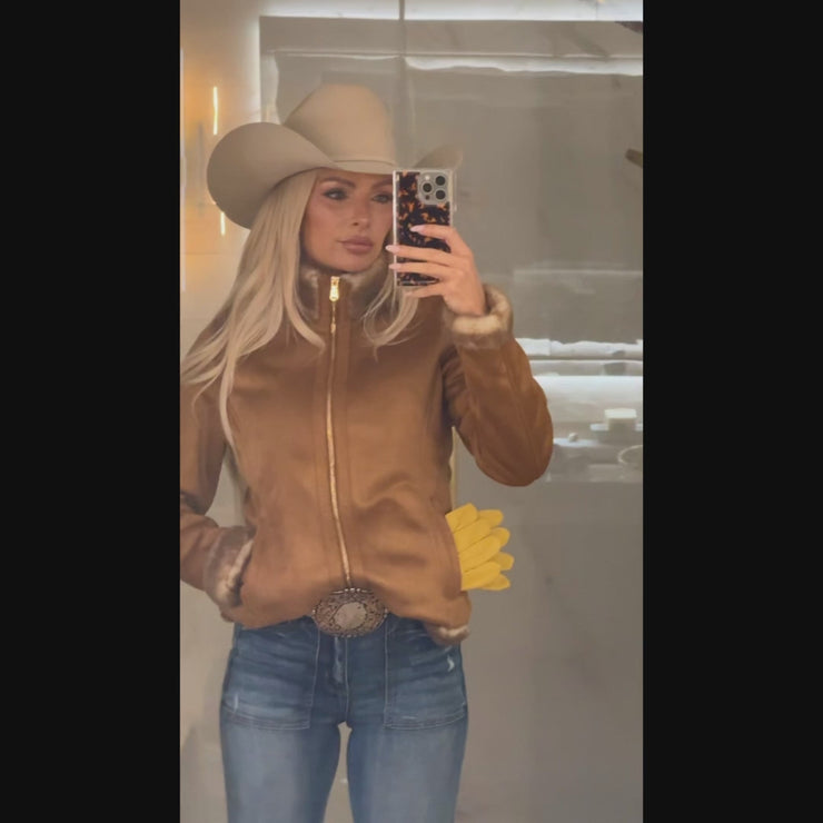 Tempco Womens Harper Suede Jacket | Classic Western